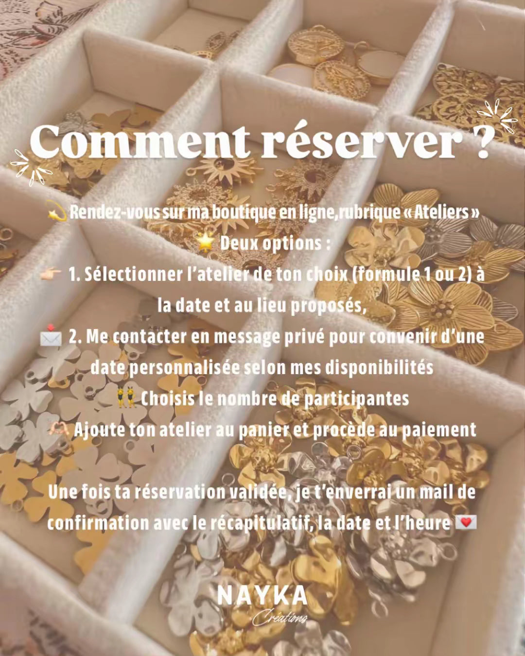 Atelier création bijoux